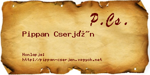 Pippan Cserjén névjegykártya